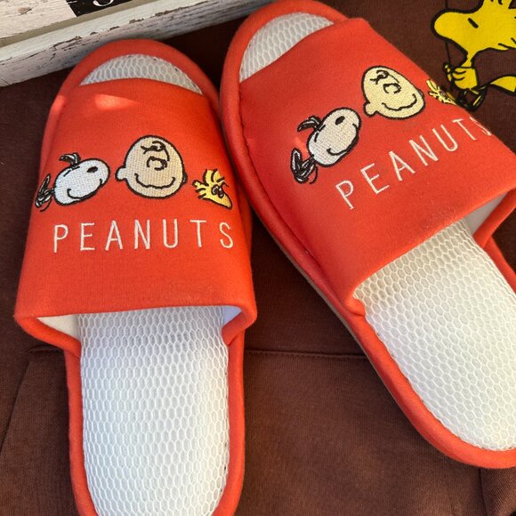 Snoopy Peanuts adult Slippers S/M ( 7/9) new Japan - Picture 4 of 7
